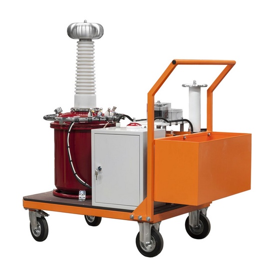 Аппарат испытания диэлектриков АИСТ 100М(G) с элегазовым (SF6) трансформатором (100 мА)