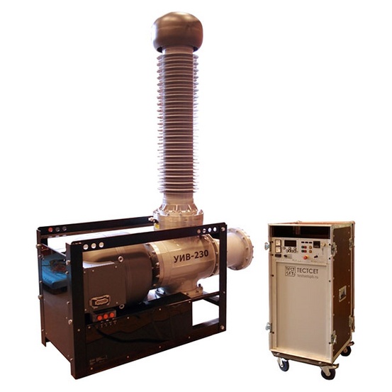 Высоковольтная испытательная установка УИВ-230-2 с возможностью стыковки с КРУЭ