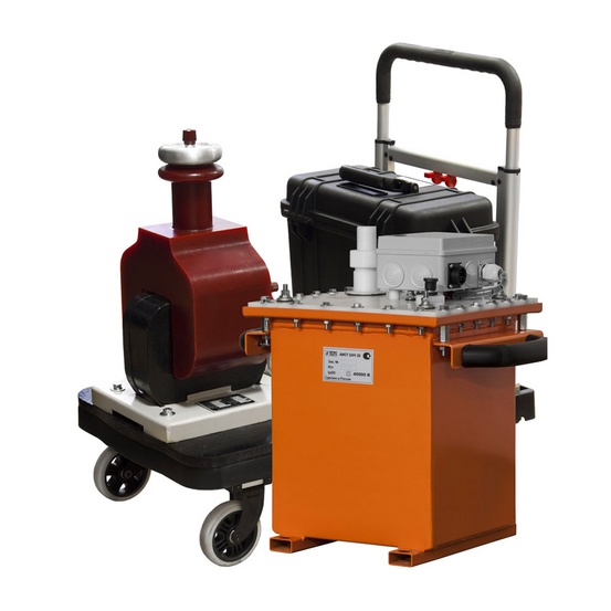 Комбинированная испытательная установка АИСТ СНЧ 30/36 и АИСТ 50М с общим пультом управления