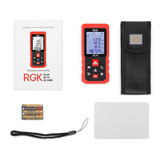 Лазерный дальномер RGK DL70 70 м