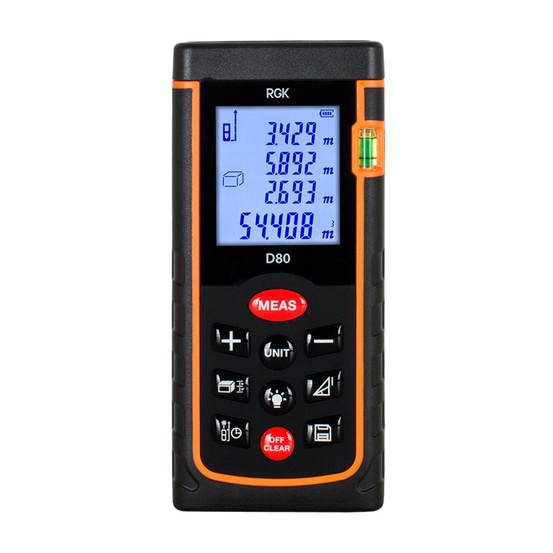 Лазерный дальномер RGK D80 80 м