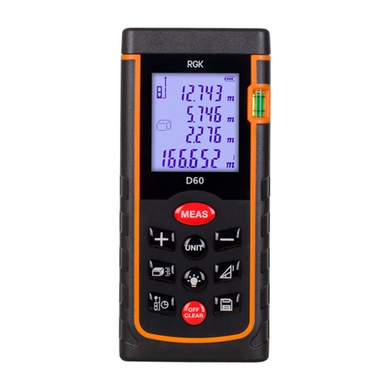 Лазерный дальномер RGK D60 60 м