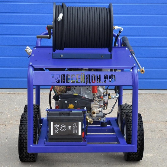 АВД Посейдон D15-210-22-L-UD-4W-Reel2, 15 л.с., 140-350 бар, 15-30 л/мин