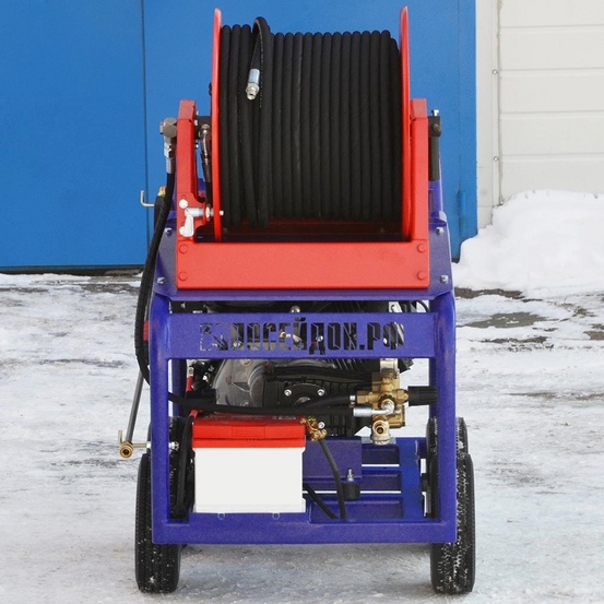 АВД Посейдон B15-210-22-L-ES-UD-4W-Reel1, 15 л.с., 210 бар, 22 л/мин, бензин, Lifan