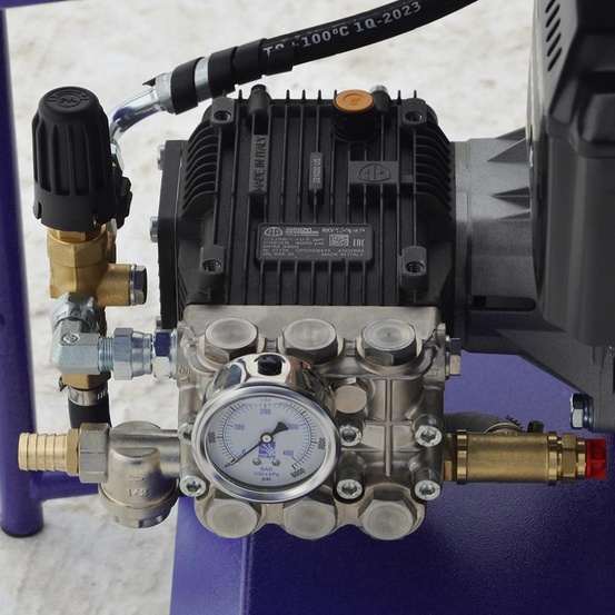 Каналопромывочная машина Посейдон B15-210-22-Zs-Reel2, 15 л.с., 210 бар, 22 л/мин, бензин, Zongshen