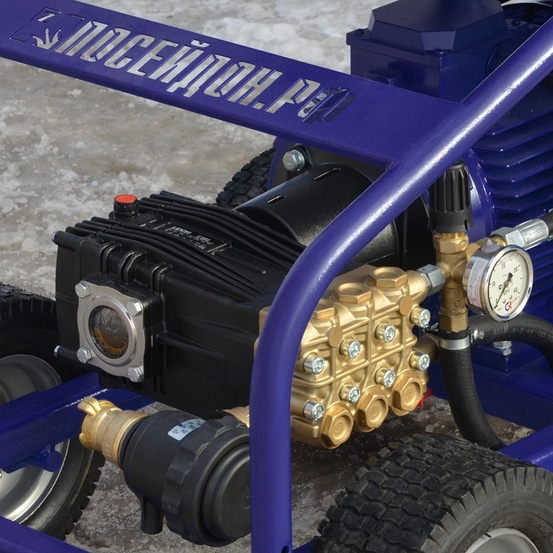 Гидродинамический аппарат Посейдон E11-350-17-DC-4W-Gun, 11 кВт (380В), 350 бар, 17 л/мин