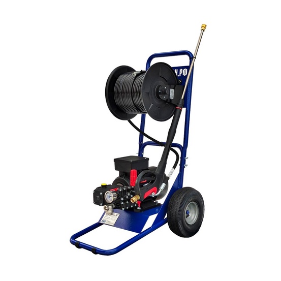 АВД Посейдон E3-160-11-AR-Reel, 3 кВт (220В), 160 бар, 11 л/мин