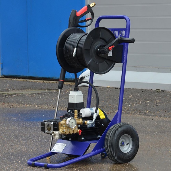 АВД Посейдон E3-160-11-AR-Reel, 3 кВт (220В), 160 бар, 11 л/мин