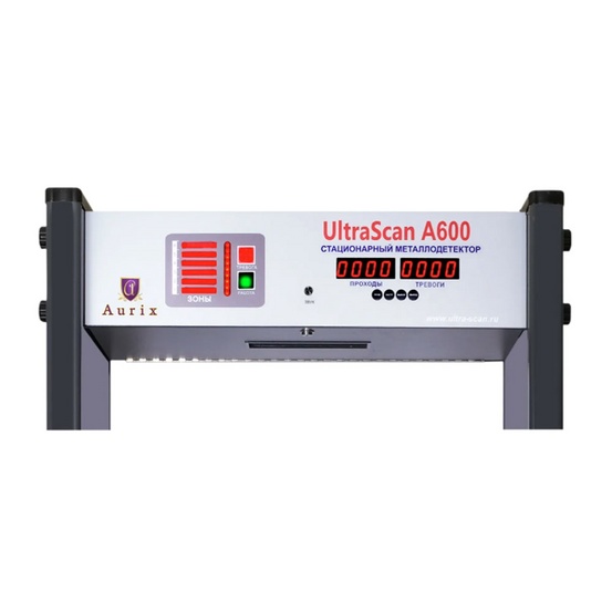 UltraScan A600 - арочный металлодетектор (ширина прохода 760 мм)