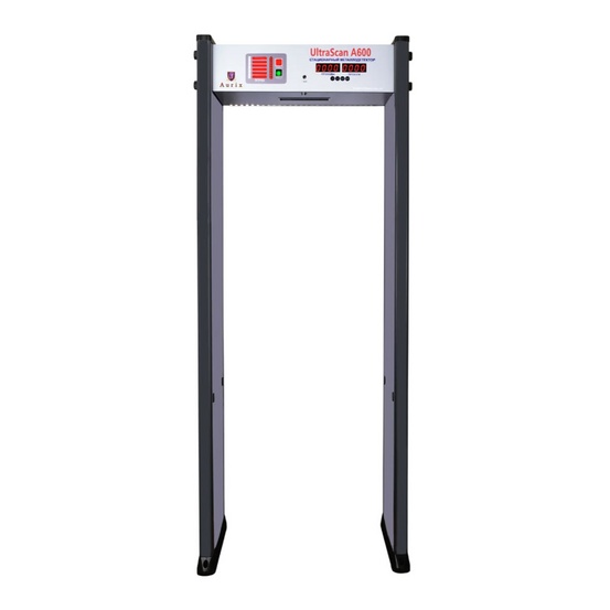 UltraScan A600 - арочный металлодетектор (ширина прохода 760 мм) со встроенным термодатчиком