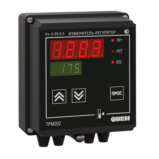 Двухканальный регулятор с универсальным входом и RS-485 ТРМ202