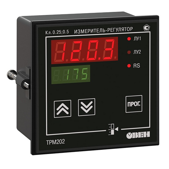 Двухканальный регулятор с универсальным входом и RS-485 ТРМ202