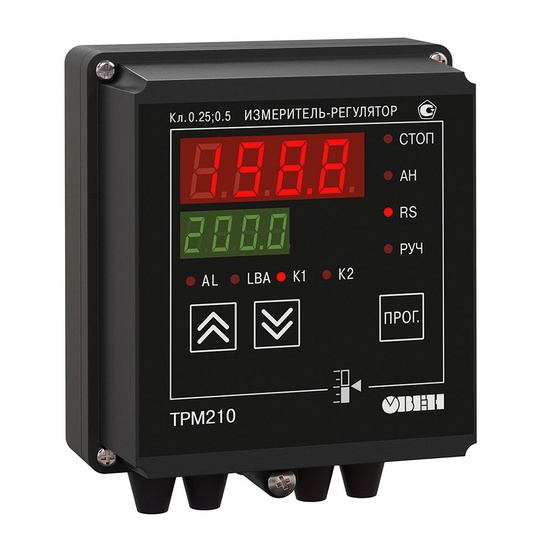 ПИД-регулятор с интерфейсом RS-485 ТРМ210
