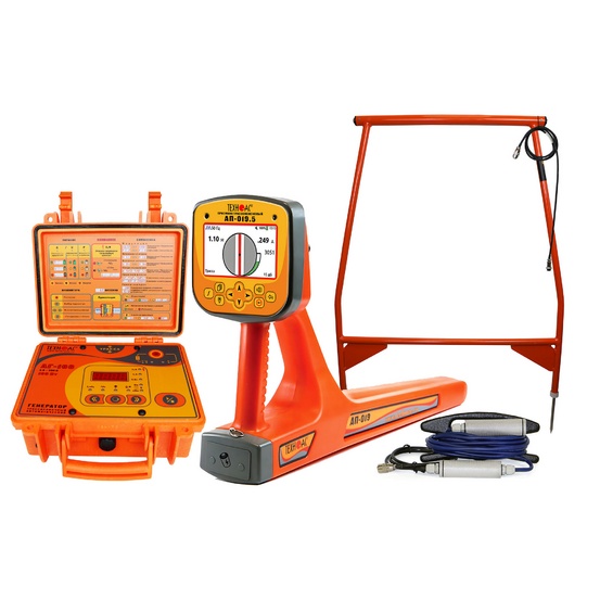 Трассоискатель с А-рамкой, обеспечивающий контроль состояния изоляции и локализацию мест короткого замыкания УСПЕХ АГ-309.50ЦК-СКИ