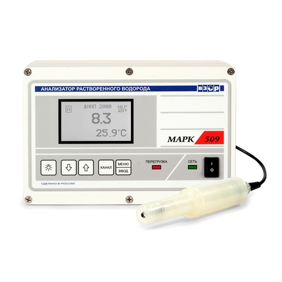 МАРК-509 (МАРК-509/1) Анализатор растворенного водорода (c гидропанелью ГП-409)