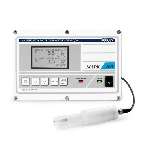 МАРК-409 (МАРК-409/1) Анализатор растворенного кислорода (c гидропанелью ГП-409)