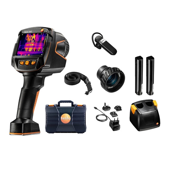 Комплект testo 883 - тепловизор testo 883 с 2 объективами и принадлежностями