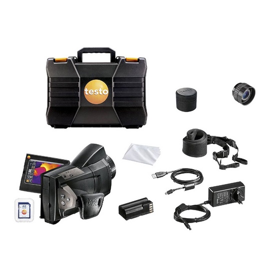 Комплект testo 890 с супер-телеобъективом и дополнительным объективом