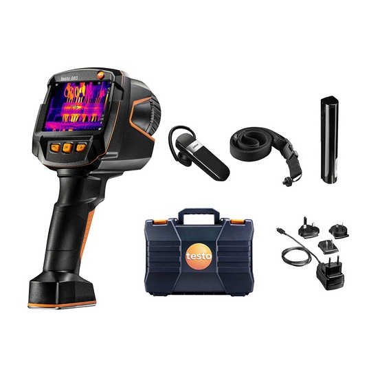 Тепловизор testo 883 со стандартным объективом 30 на 20