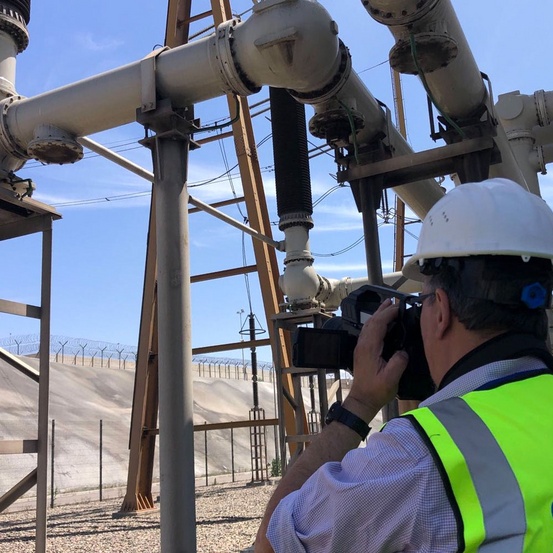 Тепловизор для определения мест утечки газа SAT V80/V90