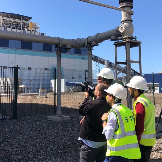 Тепловизор для определения мест утечки газа SAT V80/V90