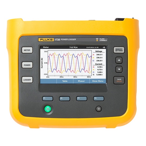 Регистратор качества электроэнергии для трехфазной сети Fluke 1738