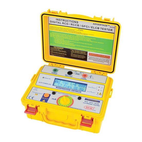 4112 EL - цифровой измеритель параметров УЗО