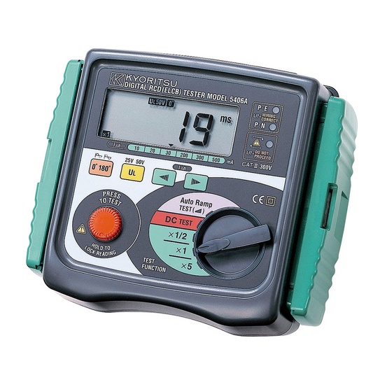 Измеритель параметров устройств защитного отключения (УЗО) KEW Model 5406A