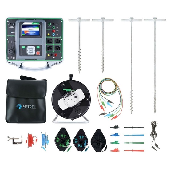 MI 3290 GL - анализатор заземления (комплект с двумя железными клещами)