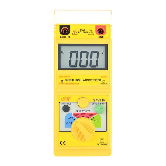 2751 IN - измеритель сопротивления изоляции