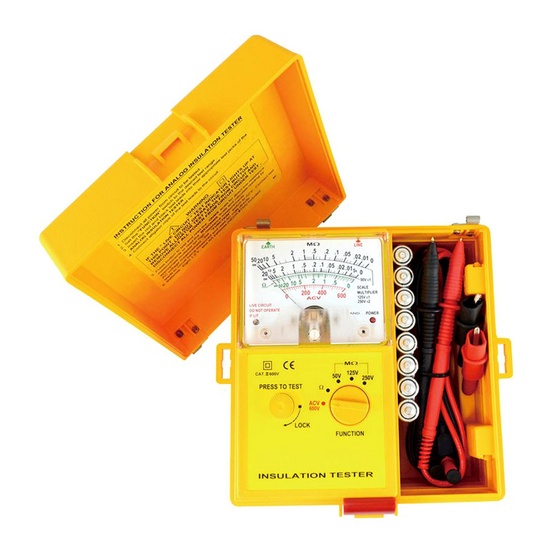 1800 IN - аналоговый измеритель сопротивления изоляции