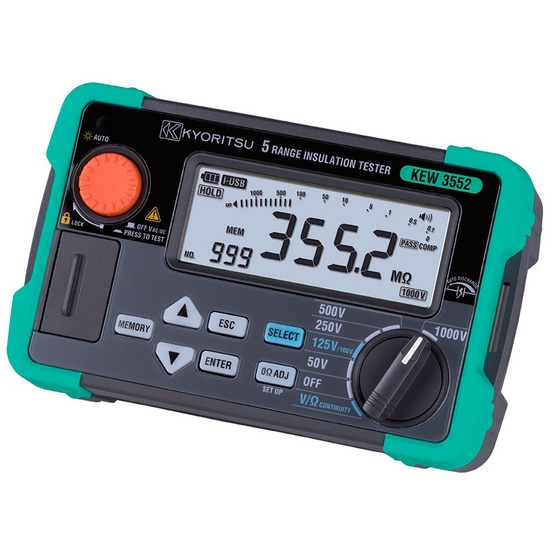 Цифровой мегаомметр KEW Model 3552