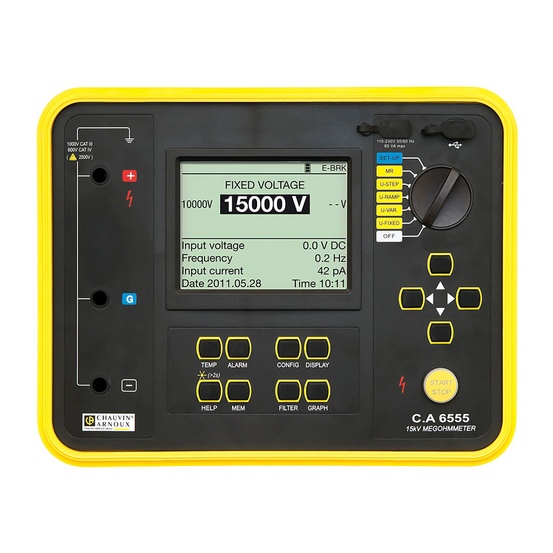 Измеритель изоляции C.A 6555, 15 кВ, 30 ТОм