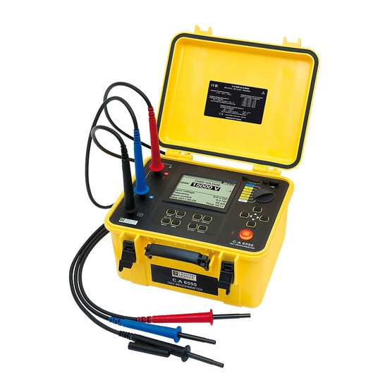 Измеритель изоляции C.A 6555, 15 кВ, 30 ТОм
