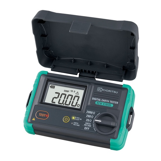 Цифровой измеритель параметров сопротивления заземления KEW Model 4105DL