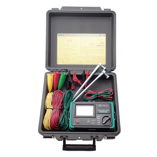 Цифровой измеритель параметров сопротивления заземления KEW Model 4105DL