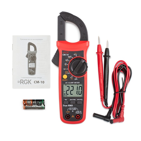 Токоизмерительные клещи RGK CM-10
