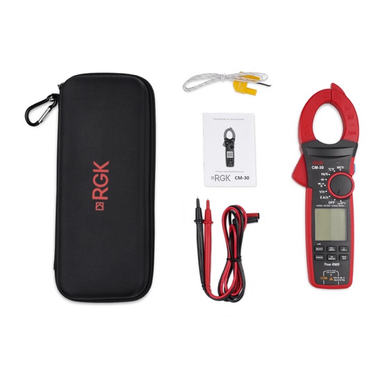 Клещи токоизмерительные RGK CM-30