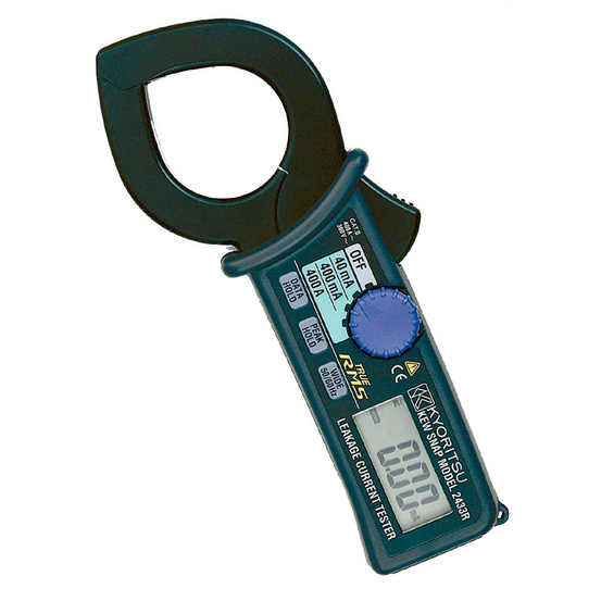 Цифровые токоизмерительные клещи для измерения тока утечки на переменном напряжении (40мм) KEW Model 2433