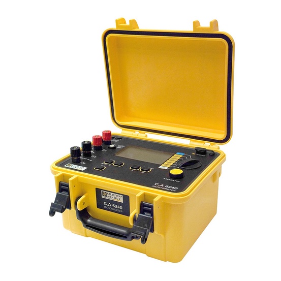 C.A 6240 - микроомметр цифровой, 1 мкОм, 10 А, RS-232