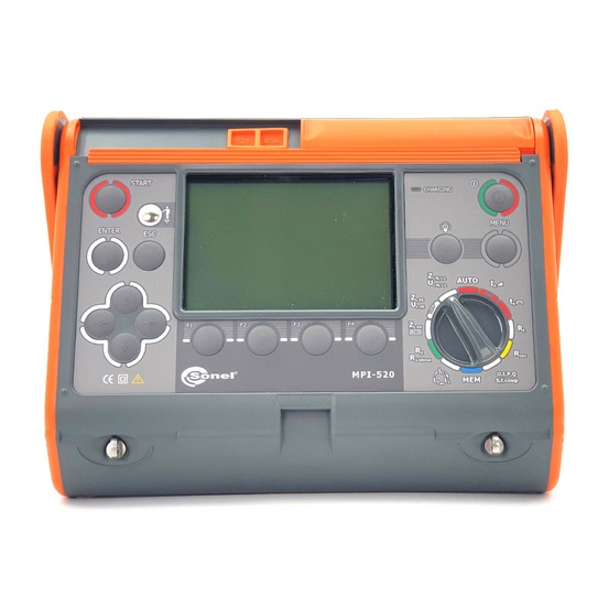 Измеритель параметров электробезопасности электроустановок MPI-520