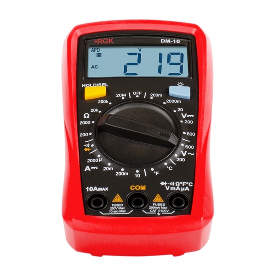 Цифровой мультиметр RGK DM-10