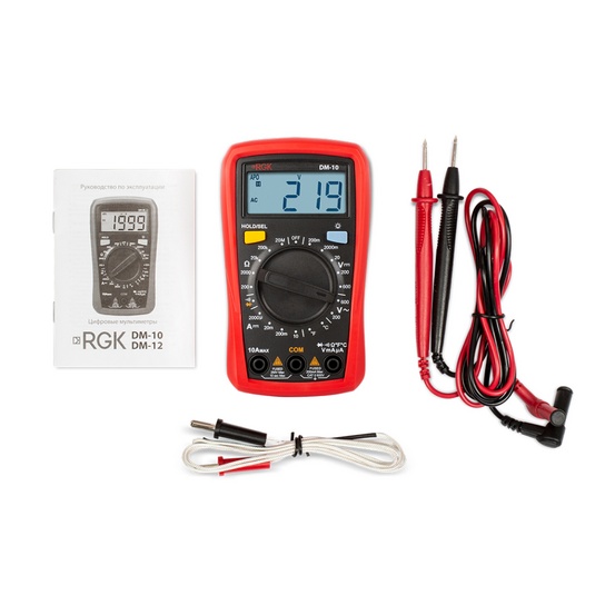 Цифровой мультиметр RGK DM-10