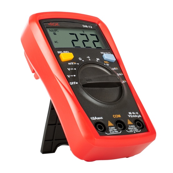 Цифровой мультиметр RGK DM-12
