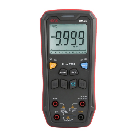 Мультиметр цифровой RGK DM-25