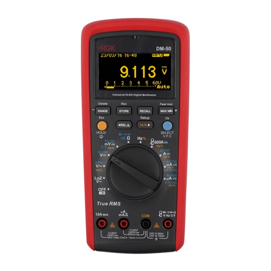 Мультиметр цифровой RGK DM-50