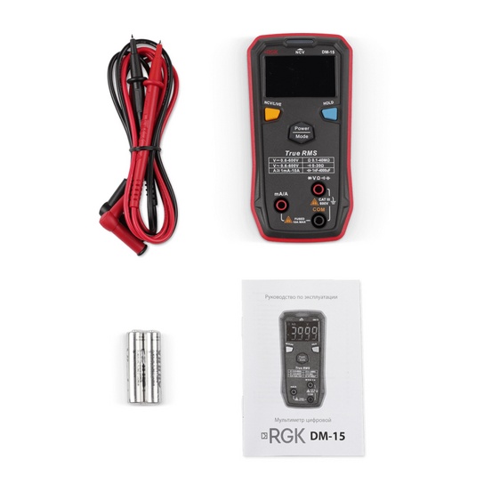Мультиметр цифровой RGK DM-15