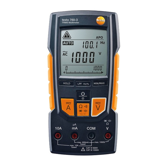 testo 760-3 - мультиметр цифровой