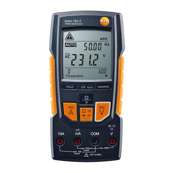 testo 760-2 - мультиметр цифровой
