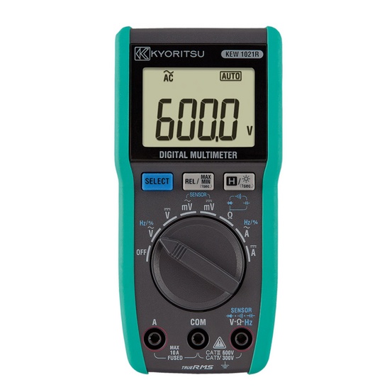 Цифровой мультиметр KEW 1021R